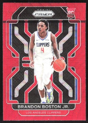 126G 2021-22 Panini Prizm #330 Brandon Boston Jr. Ruby Wave