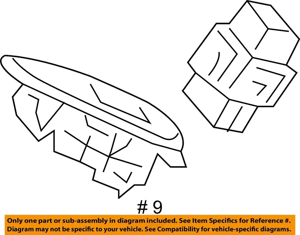 SE ADAPTA A CHEVROLET MALIBU 2006-2008 BISEL SI WDO SW *METAL 10395724 - NUEVO OEM Foto 4 de 4
