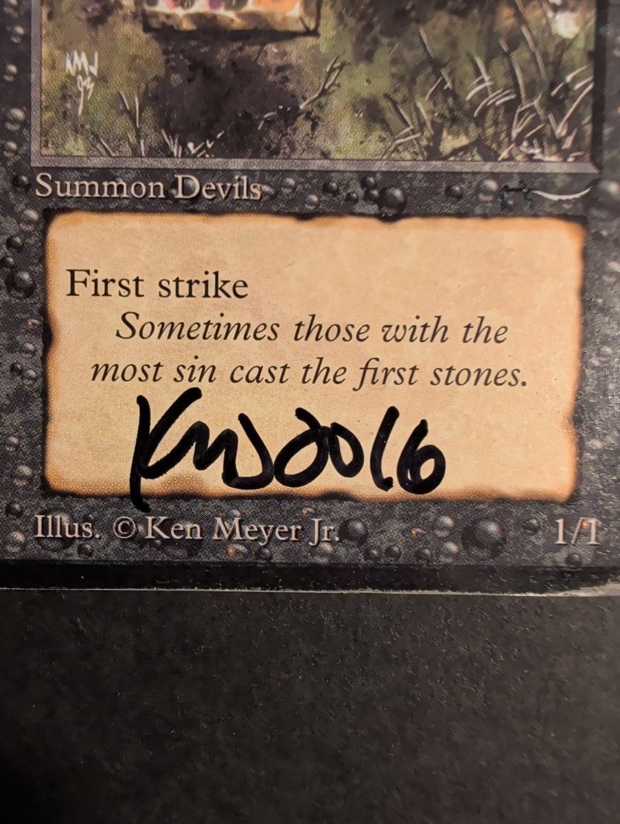 MTG Stone-Throwing Devils (Light) Arabian Nights Regular Common