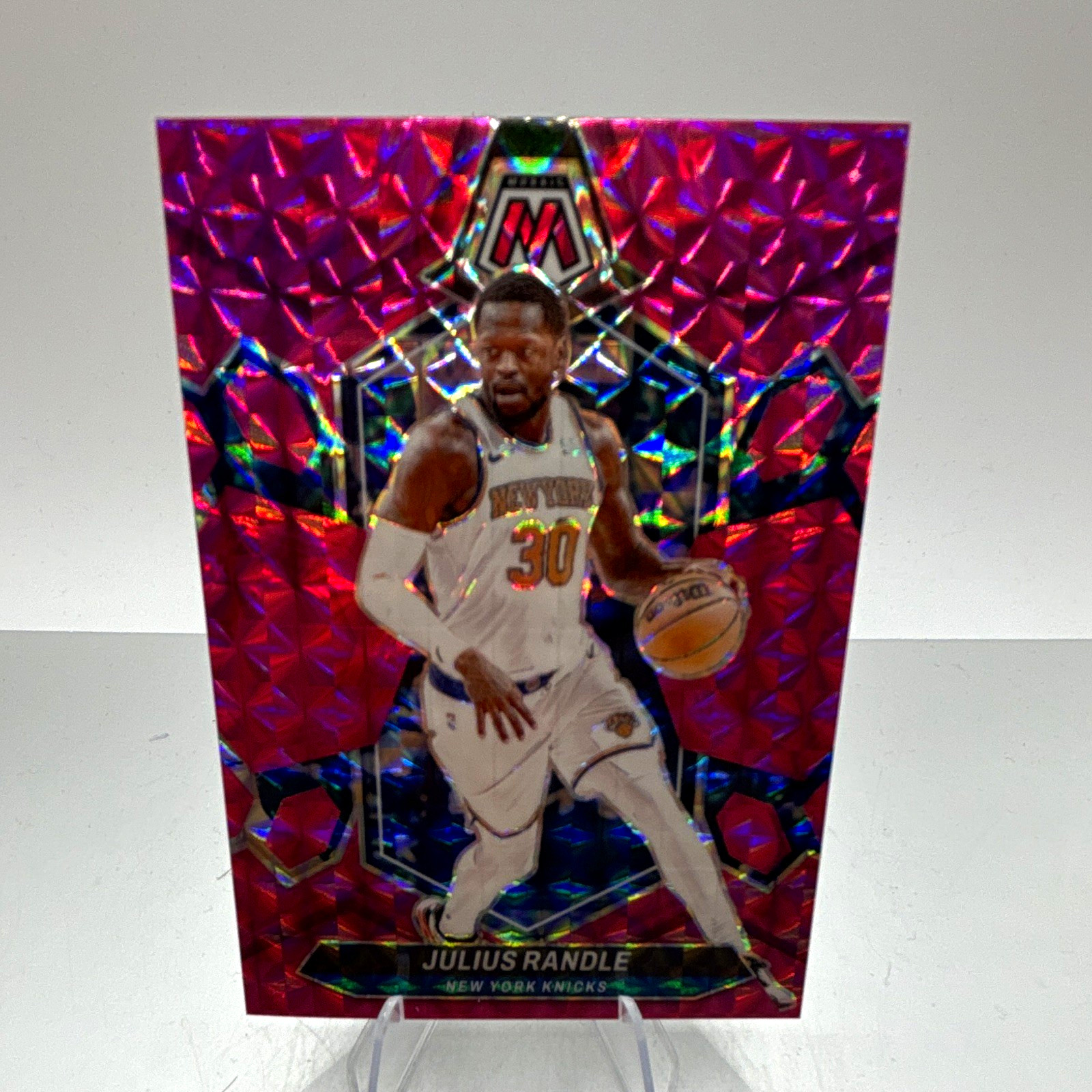 Panini 2023-24 Mosaic Julius Randle Knicks #61 Serial Numbered Parallel /149