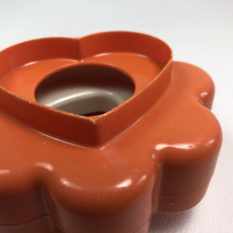 Tupperware Keksausstecher Ausstechformen vintage orange weiss - Bild 4 von 4