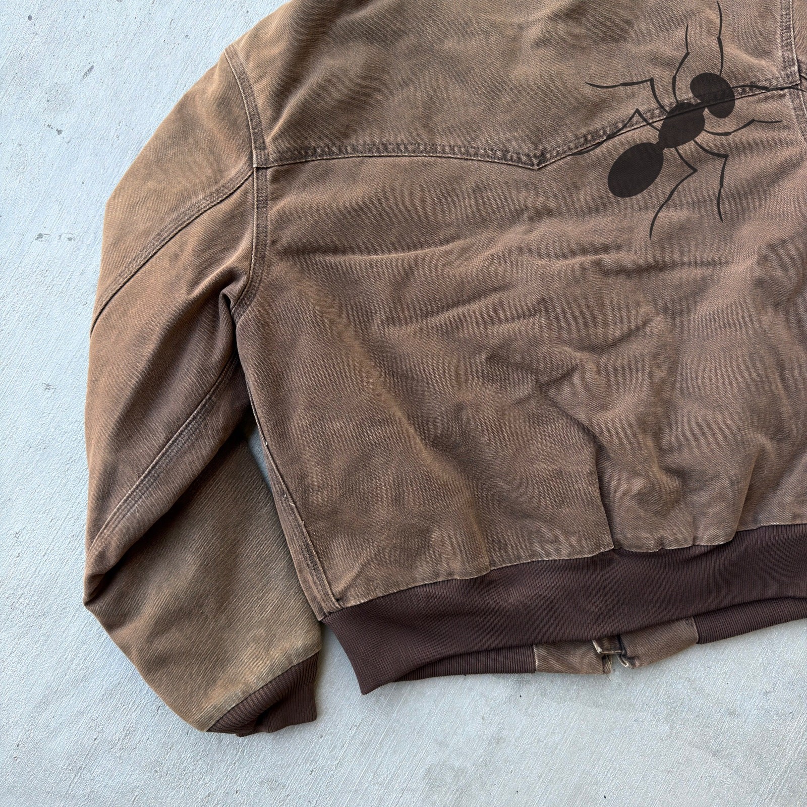 Carhartt brown Santa Fe work wear jacket thumbnail 7