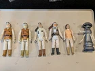 Vintage Star Wars Kenner Hoth Action Figure Lot of 6: Rebel Solider, Luke, Leia