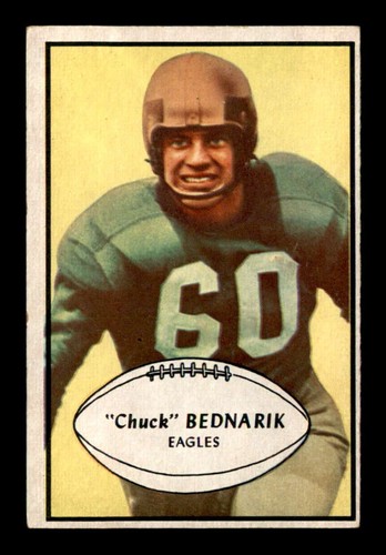 Chuck Bednarik #24 1953 Bowman card