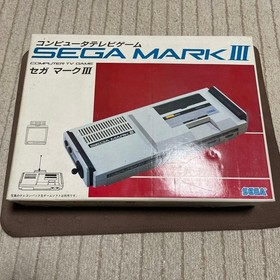 SEGA MARK 3 III CONSOLE  Sega Master System Pad, PSU, Box, Japan