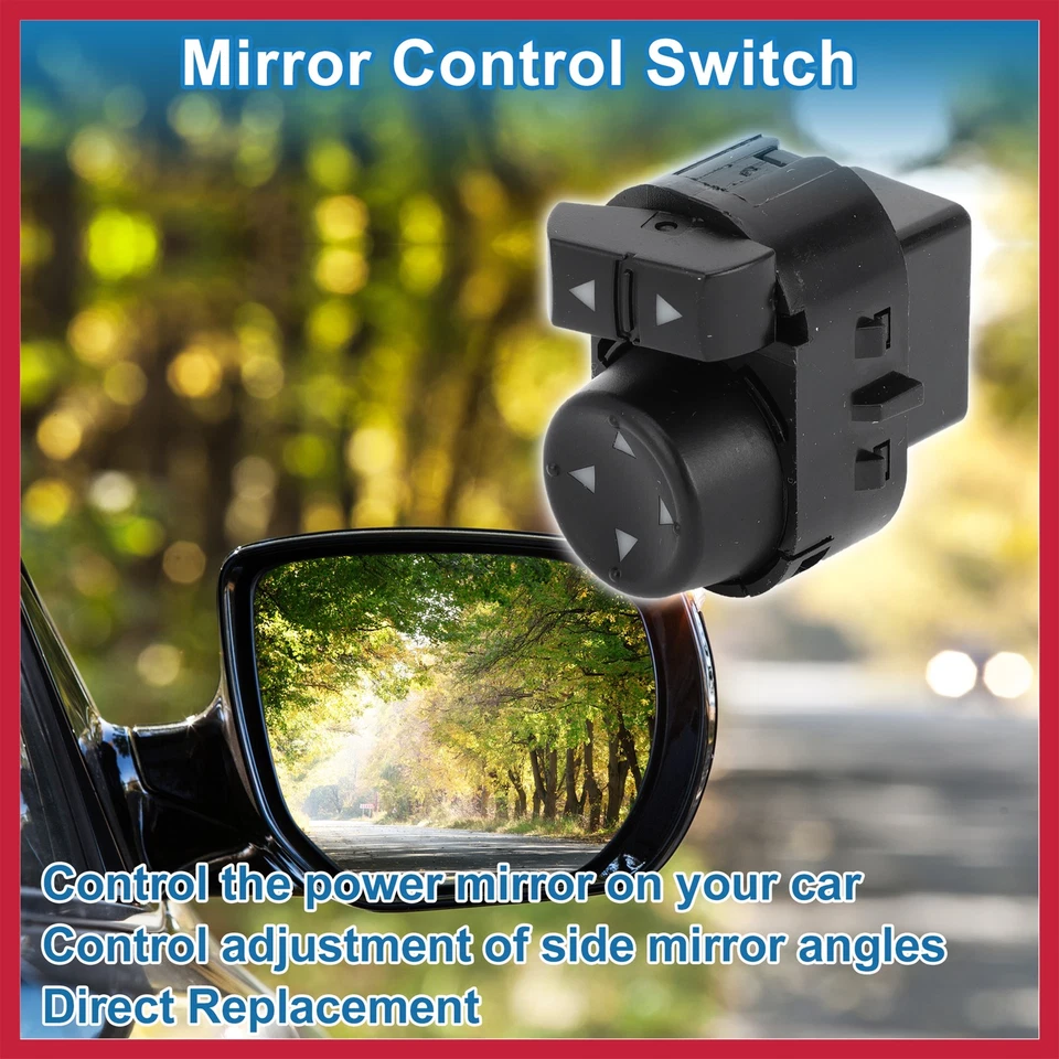 Interruptor de espejo retrovisor automático n.º 15261339 para Chevrolet Cobalt 2005-2010 plástico negro 1 pieza Foto 2 de 4