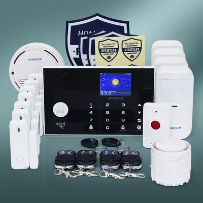 HOMSECUR Wireless&Wired 4G/3G/GSM WIFI Home Security Alarm System
