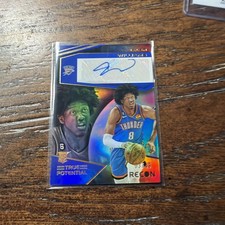 2022-23 Recon Basketball Jalen Williams True Potential Signatures Blue 03/49