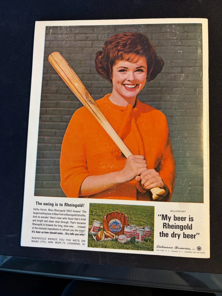 1962 NEW YORK METS Yearbook - Condition Excellent - Image 2 of 4