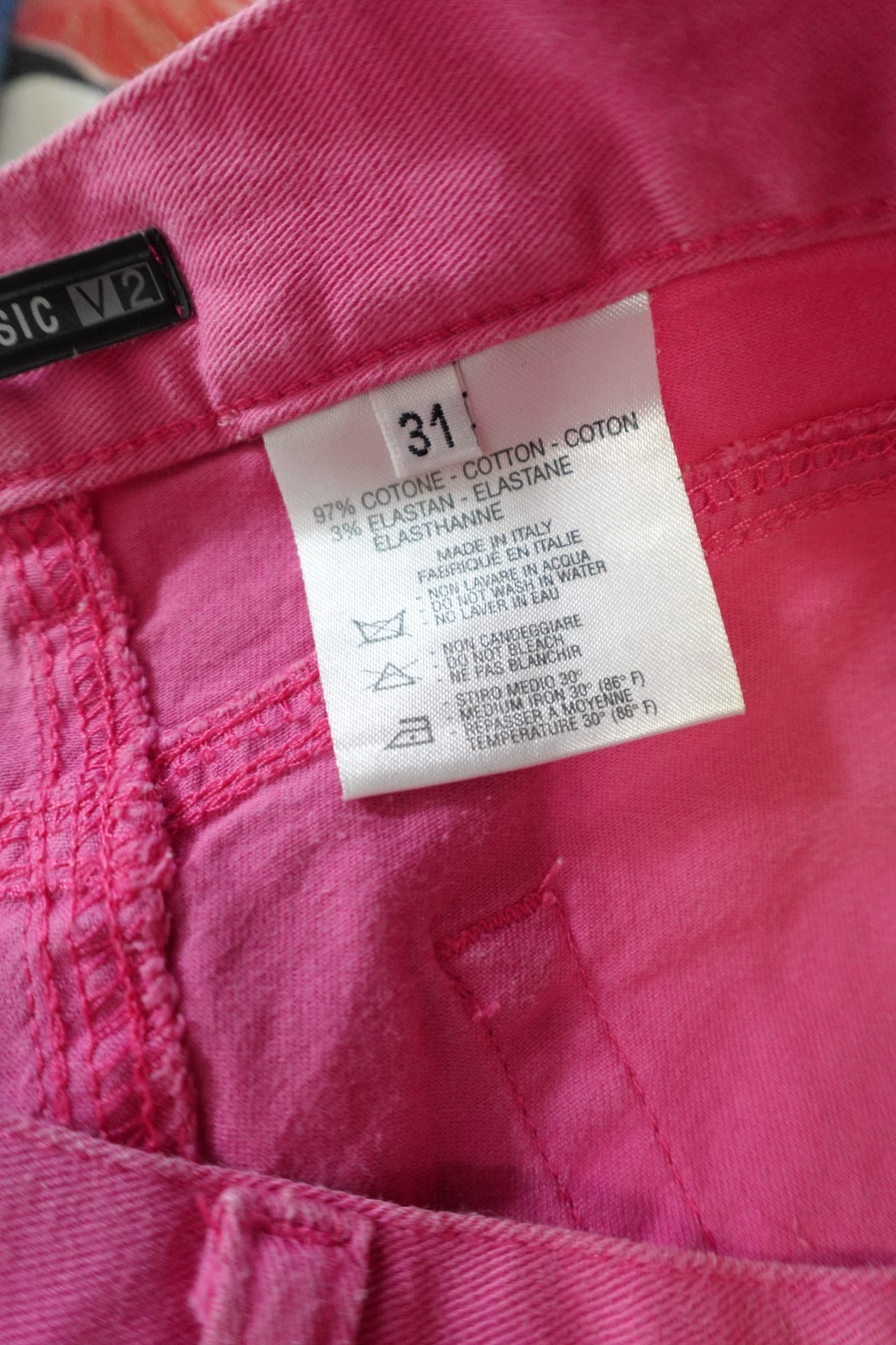 Versace Classic V2 Women's Trousers Size 45/31 Woman Italy Vintage Skinny thumbnail 13