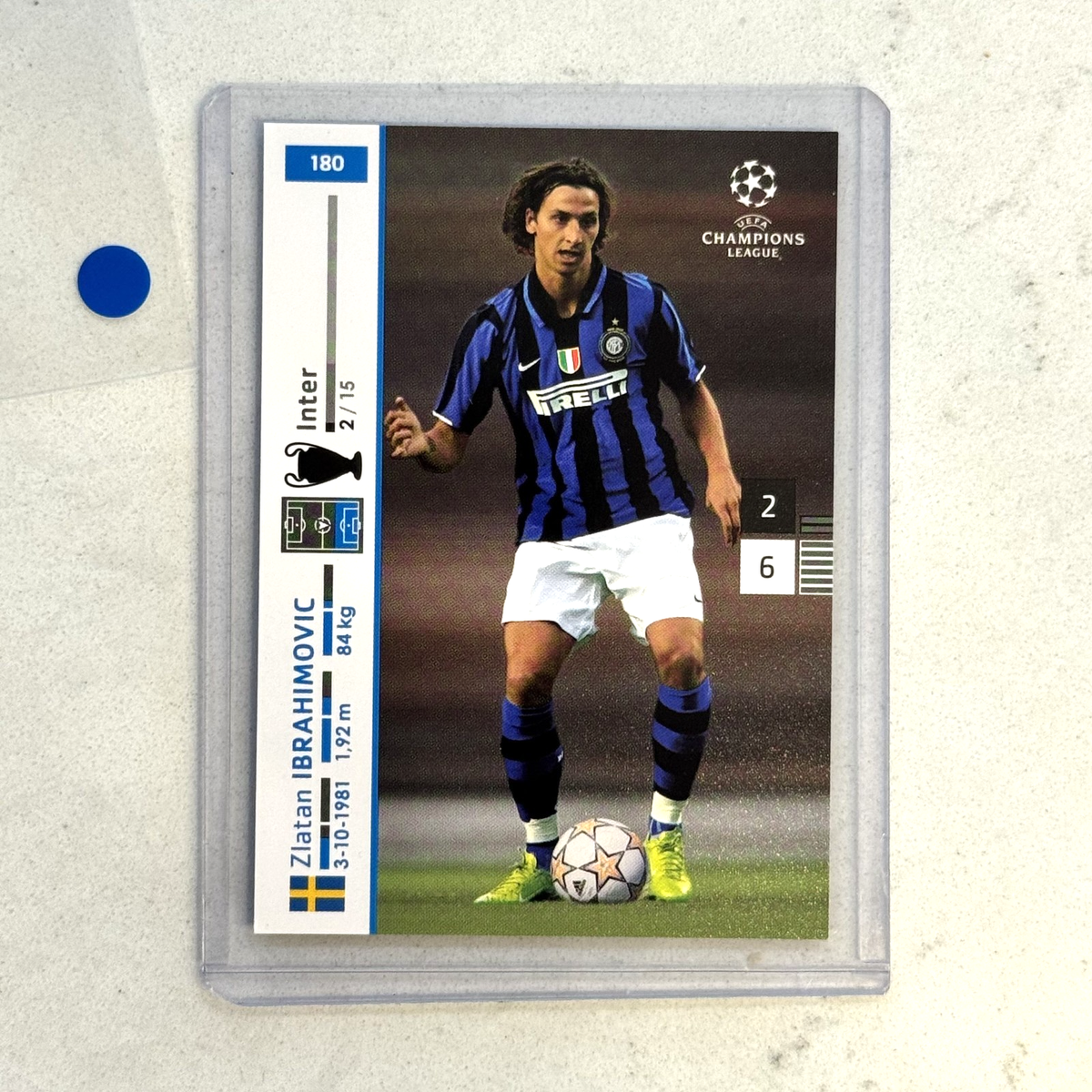2007 Panini UEFA Champions League #180 ZLATAN IBRAHIMOVIC INTER | eBay
