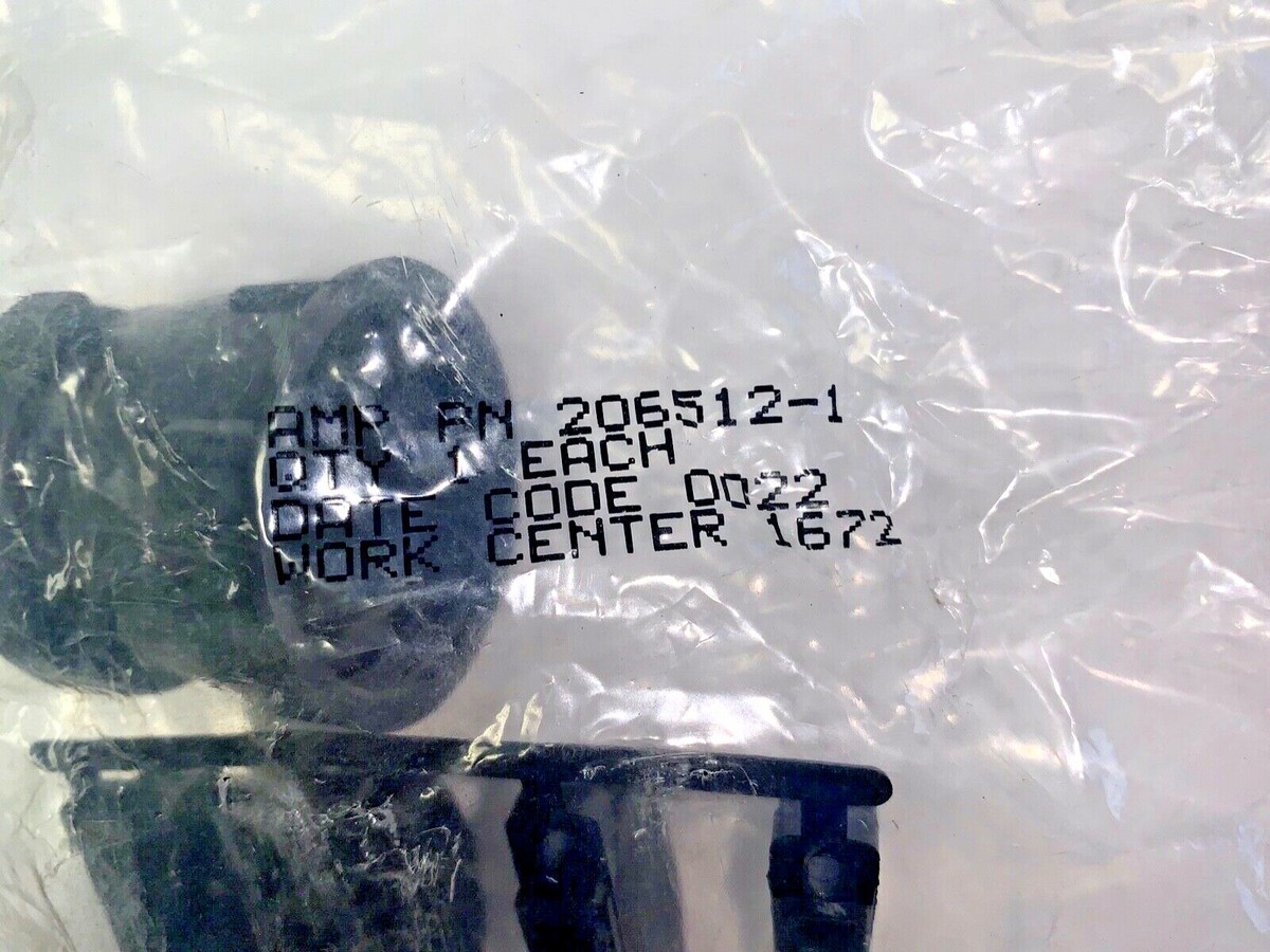 【66ロング】 Brand New!!! TE Connectivity AMP Connector W/ Clamp (#206512-1) | eBay