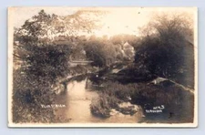 River View FLINT Michigan RPPC Antique Ferguson Real Photo Postcard 1920