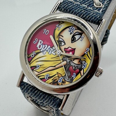 Vintage MGA Quartz Watch Bratz Unisex Silver Japan Movt Analog New Battery