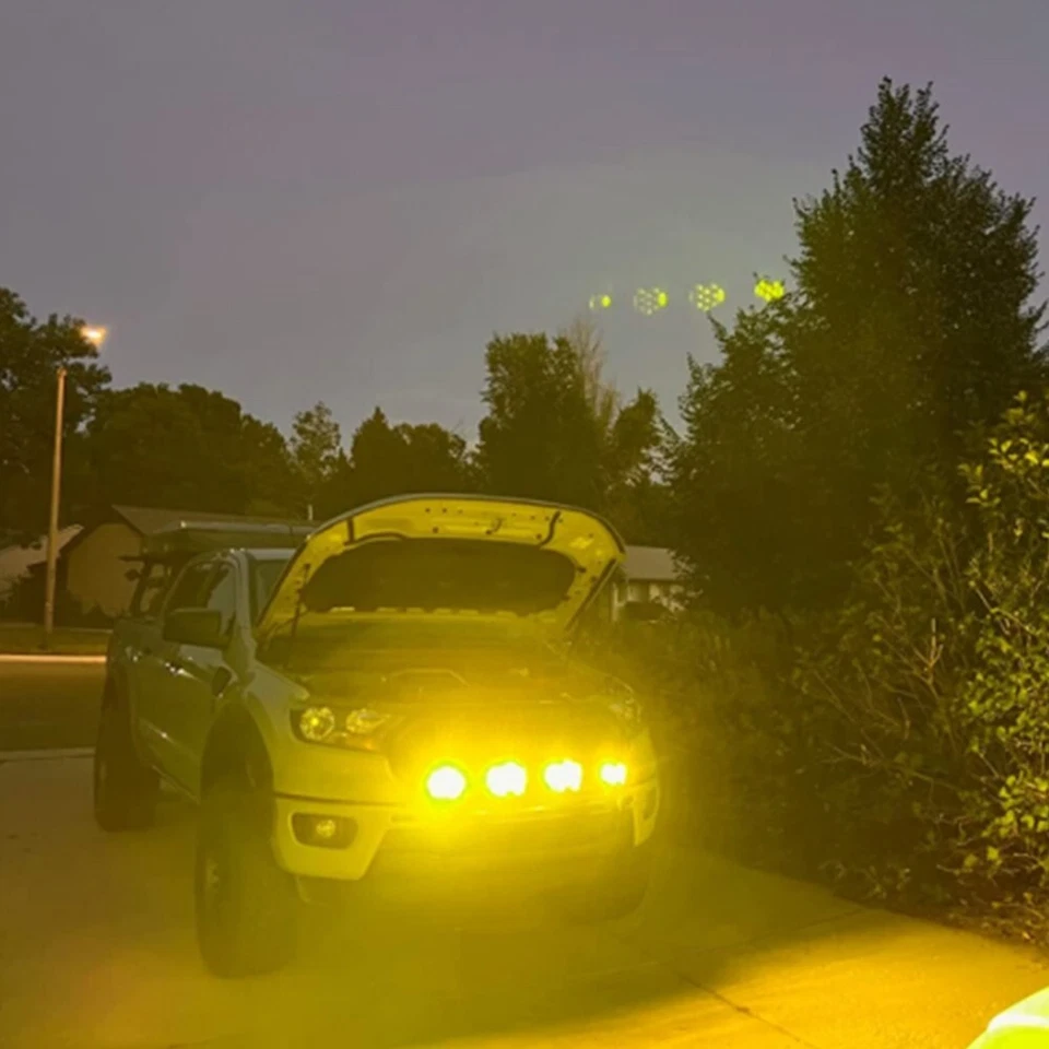 2 PIEZAS 7 pulgadas LED Luz de Trabajo Coche Vainas Punto Inundación Combo Lámpara Antiniebla Conducción Offroad Foto 3 de 4