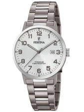 Festina F20435/1 Classic Titanium Unisex Watch 40mm 10ATM