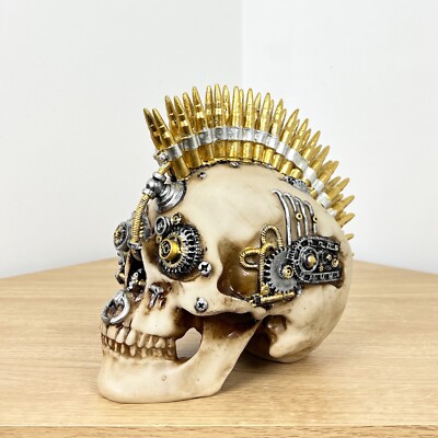 Gothic Schädel Ornament Harz Steampunk Dekorative Industriefigur Wohnkultur