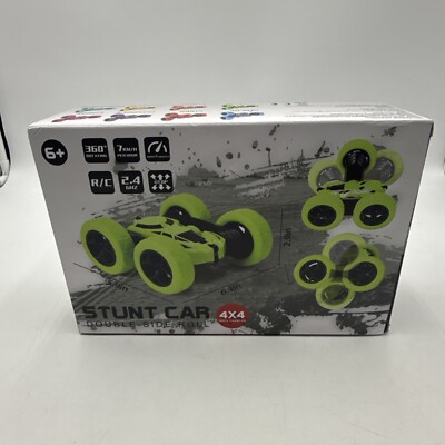 STUNT CAR DOUBLE SIDE ROLL 4x4 ROCK CRAWLER ROTATE 360 DEGREES - NEW SEALED