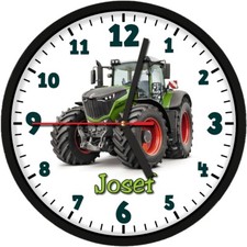 #361 Wanduhr  -> Traktor <- Kinder Uhr mit Wunschname * Trecker * Kinderzimmer 