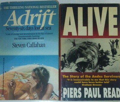 Lot Of 2 Autobiographical Tragic Events PreOwned Paperback Books