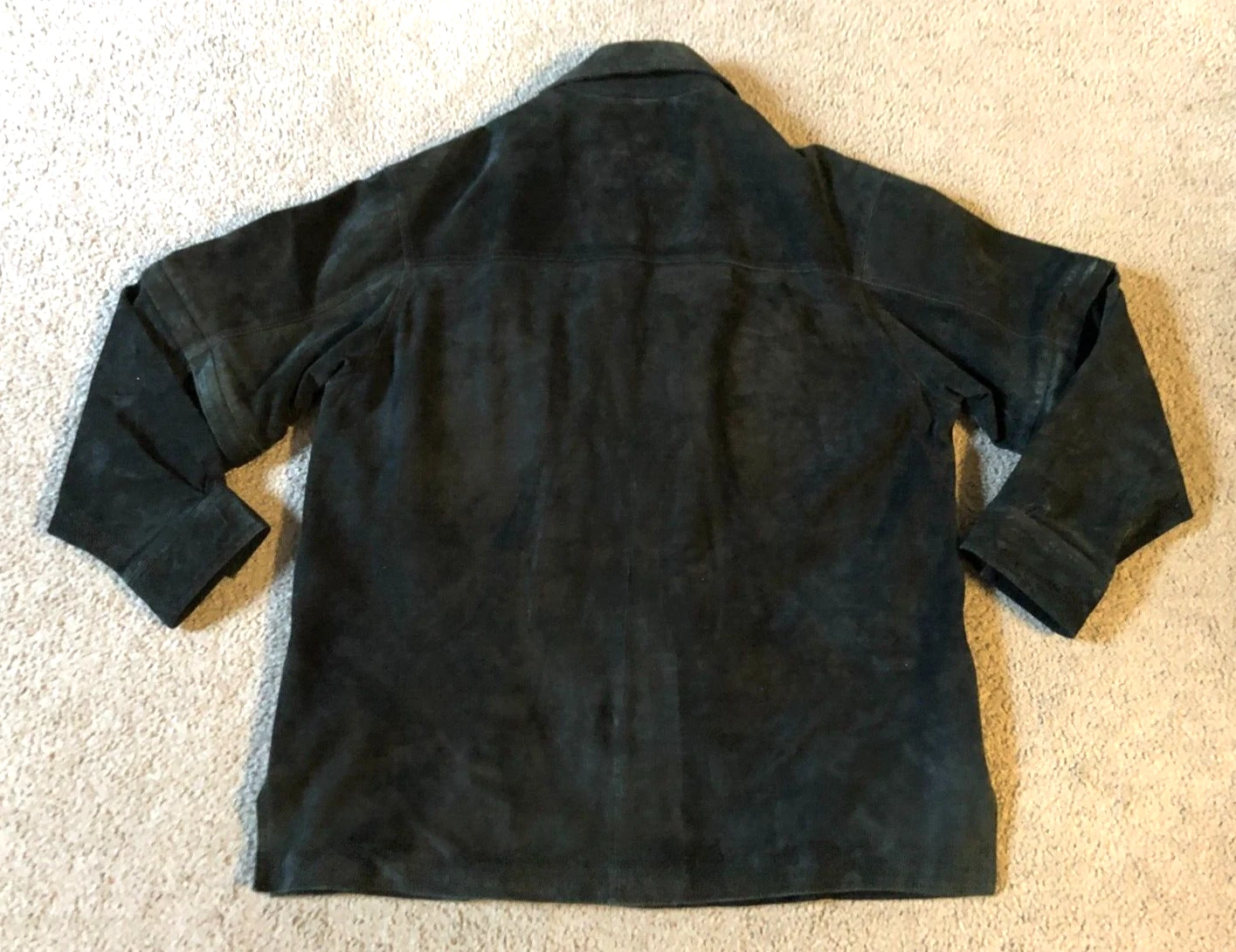 Wilsons M. Julian Men's Black Suede Tech Cargo Utility Jacket - Size XL image 3