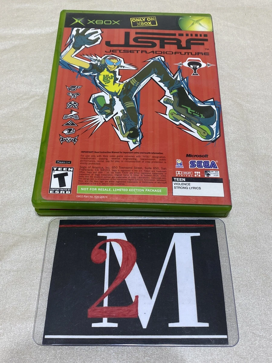 JSRF Jet Set Radio Future Sega GT 2002 Original Xbox