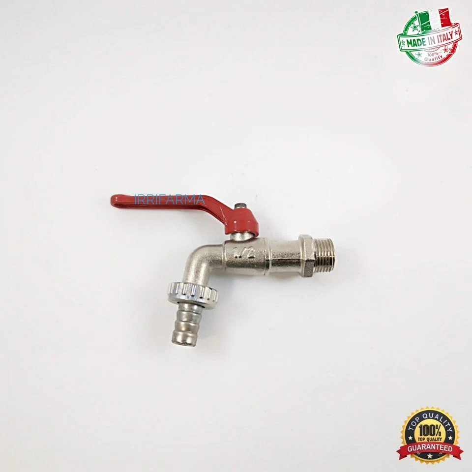 Rubinetto giardino 1 pollice a sfera 1 2 3/4" per esterno giardinaggio fontana - Immagine 4 di 4