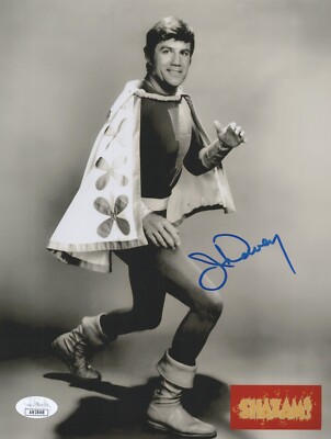 JOHN DAVEY Hand Signed SHAZAM! 8x10 Photo Captain Marvel Autograph
