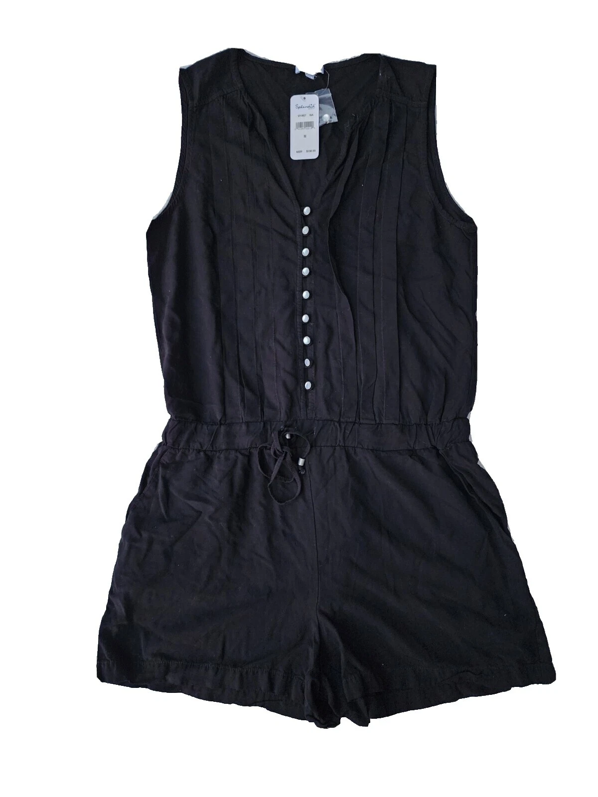 Mameluco Mono Negro Y Pelele Splendid para Mujeres