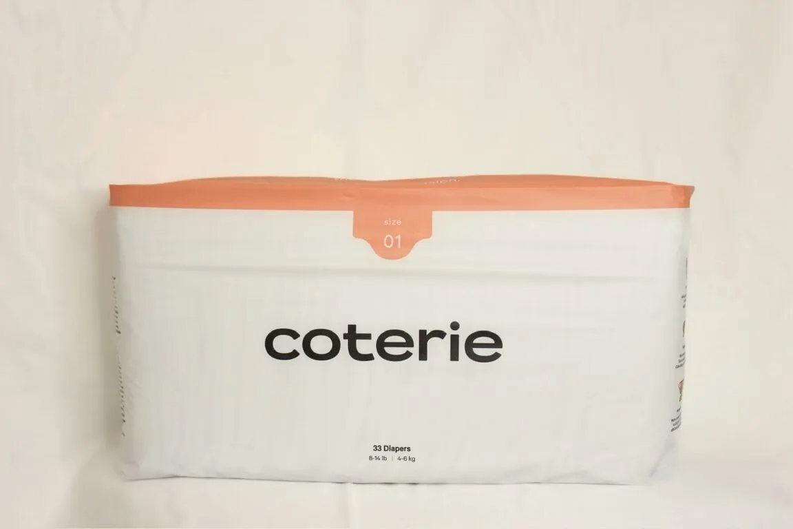 1 COTERIE SMALL DIAPERS SIZE 01 814 LB 46 KG 33 COUNT Sealed Pack New eBay