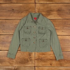 Vintage Mossimo Utility Jacket Xs Y2k Green Womens Button