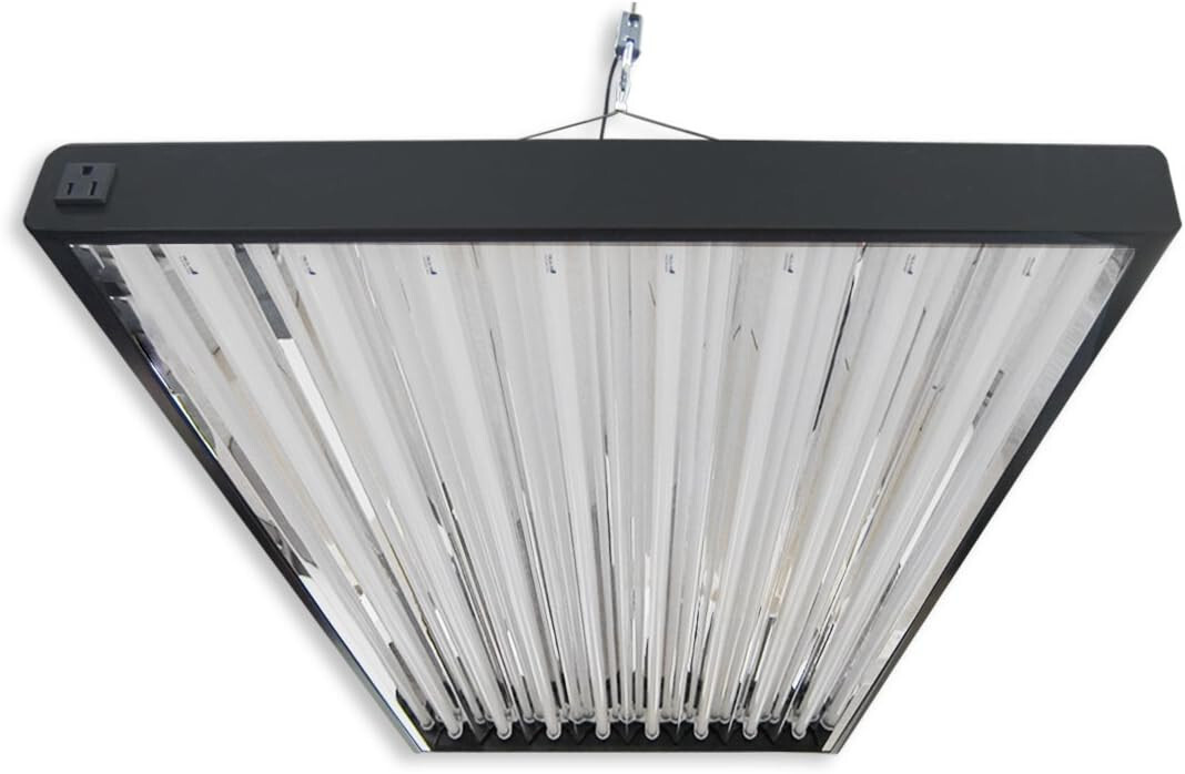 ProLamp HO 4 FT 8 LAMPS T5 Flourescent Grow Light 120V-277V Hydroponic Fixture 