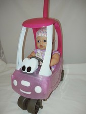 baby born push along car