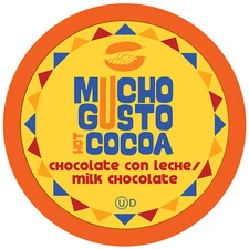 Mucho Gusto Milk Chocolate Hot Cocoa Flavored Pods,Compatible Keurig 2.0,40 Ct