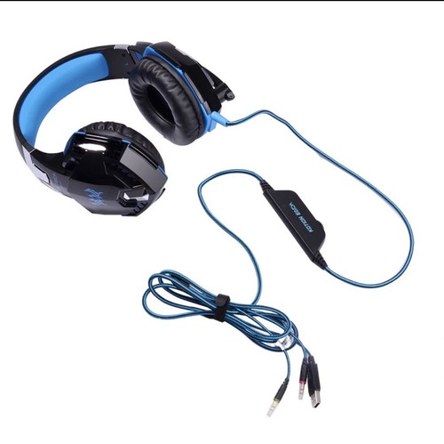 3.5mm Wired Gaming Headset Stereo Headphone For PS4 Xbox One Nintendo PC W/ Mic - Picture 3 of 12