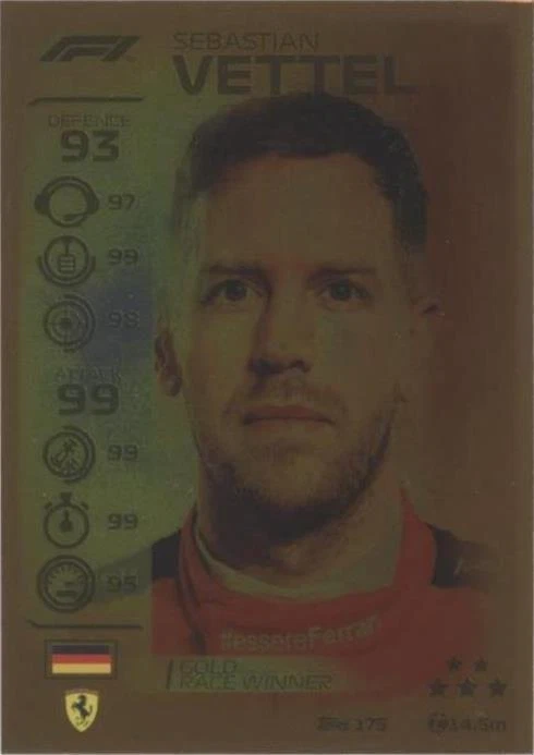 Sebastian Vettel Trading Cards for sale | eBay