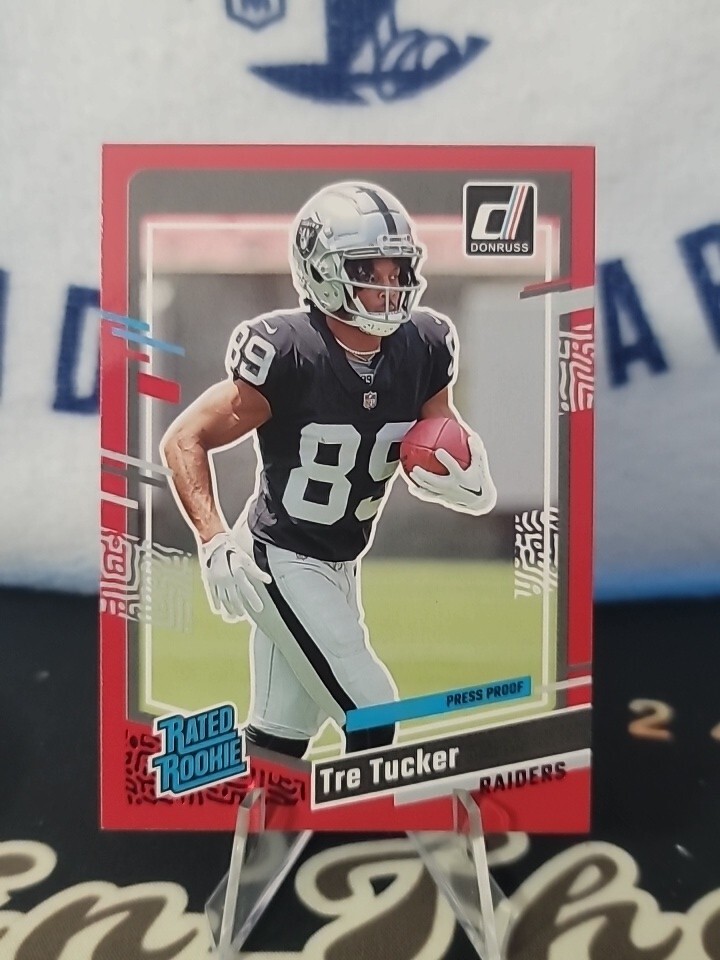 2023 Panini Donruss - Rated Rookie Press Proof Red #362 Tre Tucker (RC)