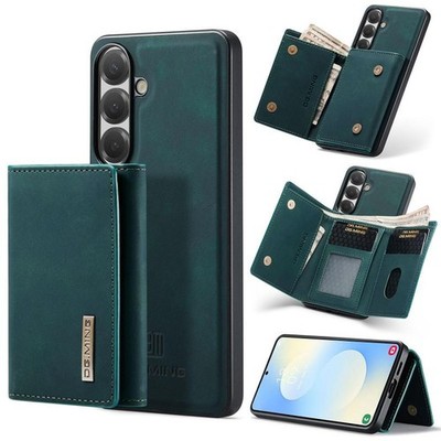 Magnetische Hülle Grün DG.MING M1 für Samsung Galaxy S26 5G, Wallet 3 Ant