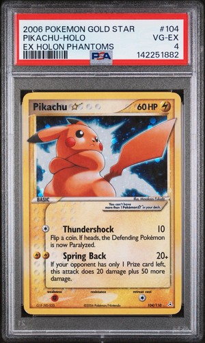 Pikachu ★ graded PSA 4 for sale on eBay