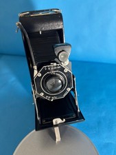 Vintage Kodak Six-16 Folding Hawk-Eye Roll Film Bellows Camera - Black