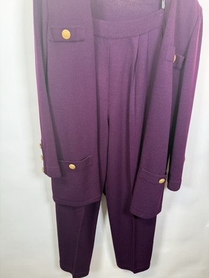 Vintage St JOHN by MARIE GRAY WOMEN Santana PANT SUIT M&sm