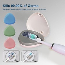 Portable UV Toothbrush Sanitizer with Rechargeable Case Keep Your Hot New UK-