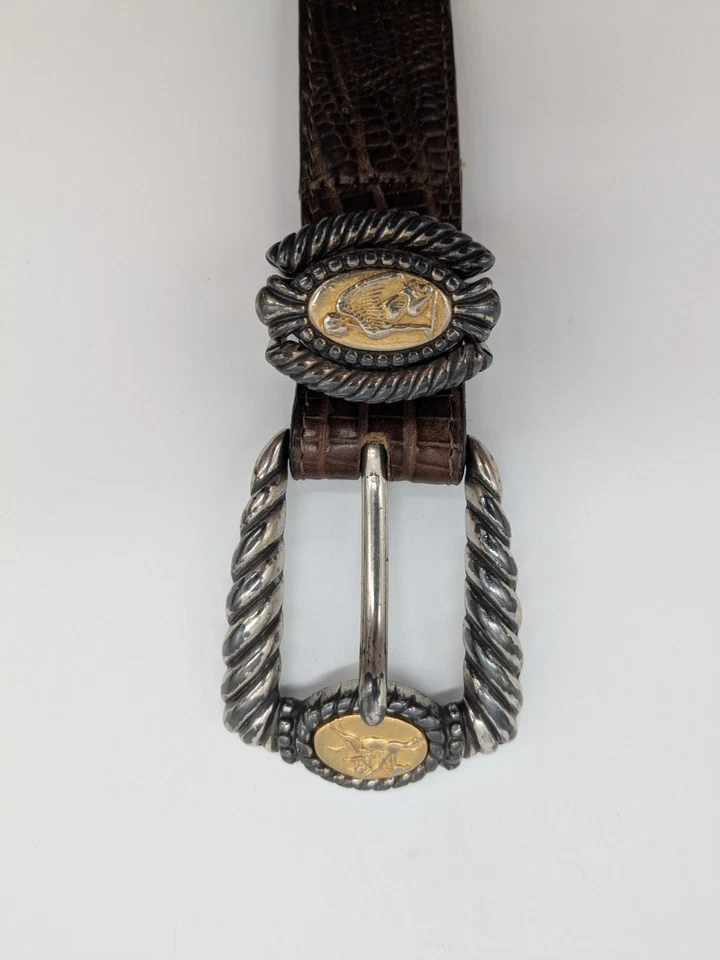 Vintage Brighton Belt Museum Collection Size L Brown Leather  - Image 2 of 4