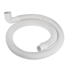 Washing Machine Drain Hose 31mm Inner Dia 1.24M Length Pipe Extension White