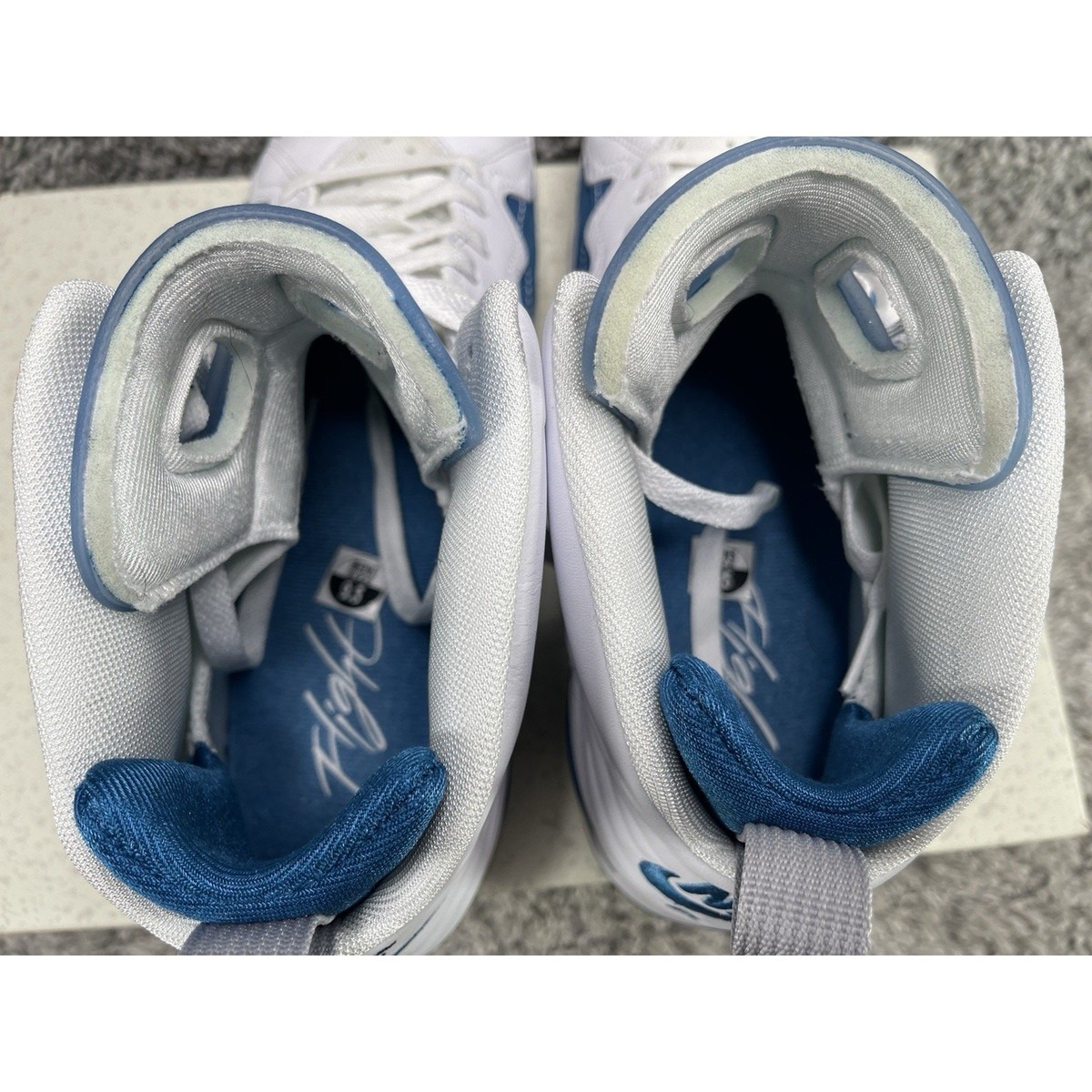 Jordan Jumpman MVP Mens 9.5 Retro Hi Top Basketball Shoes White Industrial Blue Nike Jordan MVP White/University Blue-Black DZ4475-140 Men main image 3