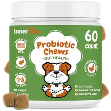Probiotics for Dogs Allergy, Gut Health Digestive Support Chews for Itchy