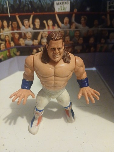 WWF Hasbro The British Bulldog Wrestling Figure -W...