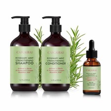 Hair loss set Rosemary Mint Biotin Shampoo Conditioner Strengthening Oil Set