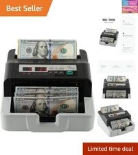 Pro Grade Bill Counter - 1500 Bills/Minute, Automatic Detection & Mode Functions