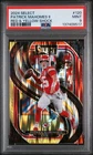 2024 PANINI SELECT RED & YELLOW SHOCK #120 PATRICK MAHOMES II PSA 9